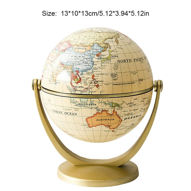 NOUVELLE VENTE! 20cm Blue Ocean World Globe Map With Swivel Stand Geography  Educational Toy améliore la connaissance de la terre et de la géographie 