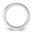 thumbnail image 2 of 14k White Gold Polished Size 5 Channel-set 1 carat Princess Diamond Complete Eternity Band, 2 of 5