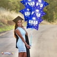 thumbnail image 2 of PMU Grad Congrats Star 18in Mylar Balloon Blue Pkg/1, 2 of 7