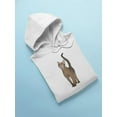 thumbnail image 3 of Abyssinian Cat Looking Up Hoodie Women -Image by Shutterstock, Female x-Large, 3 of 4