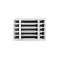 thumbnail image 2 of BUILDMART - 14x10 Modern AC Vent Cover - Decorative White Aluminum Air Vent - Standard Linear Slot Diffuser - Heating and Cooling Register Grille for Ceiling, Walls & Floors - Texas Buildmart, 2 of 8