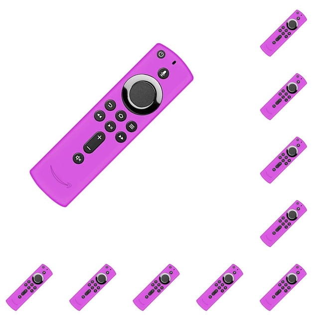 sweethay Funda protectora para mando a distancia, funda para mando a distancia, suministros de repuesto a prueba de arañazos, 4K, 2.ª púrpura 10piezas