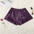 thumbnail image 4 of WCJM Purple Women's Fashion Casual Pajama Shorts Comfortable Lingerie Pajama Pants, 4 of 8