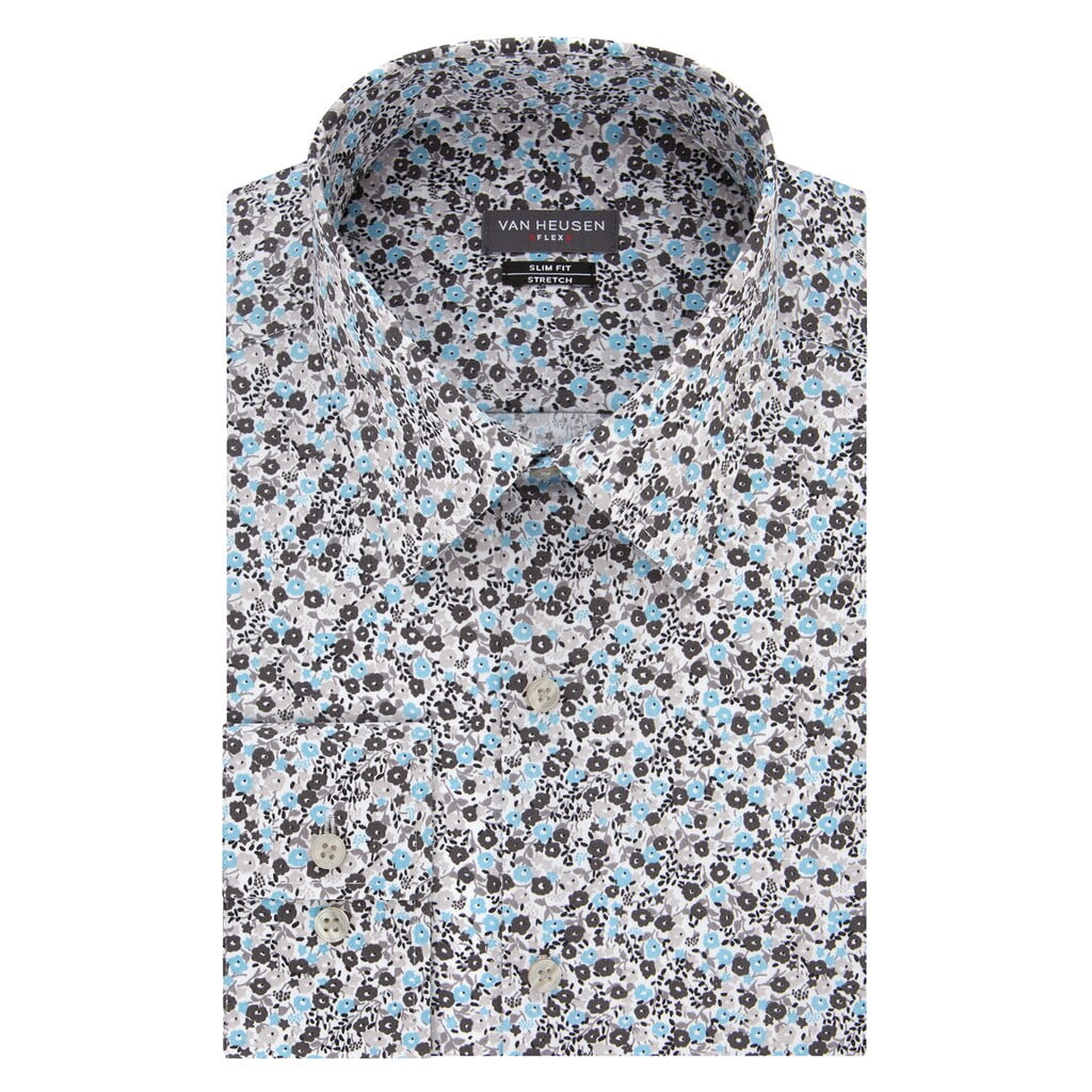 van heusen slim fit stretch shirt