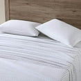 thumbnail image 3 of - Flannel Sheets Twin Size, Anti-Pilling & Wrinkle Resistant Cotton, Touchably Soft for All-Season Comfort - Bed Sheets with Matching Pillowcases & Fitted Sheet (Trail Stripe), 3 of 10