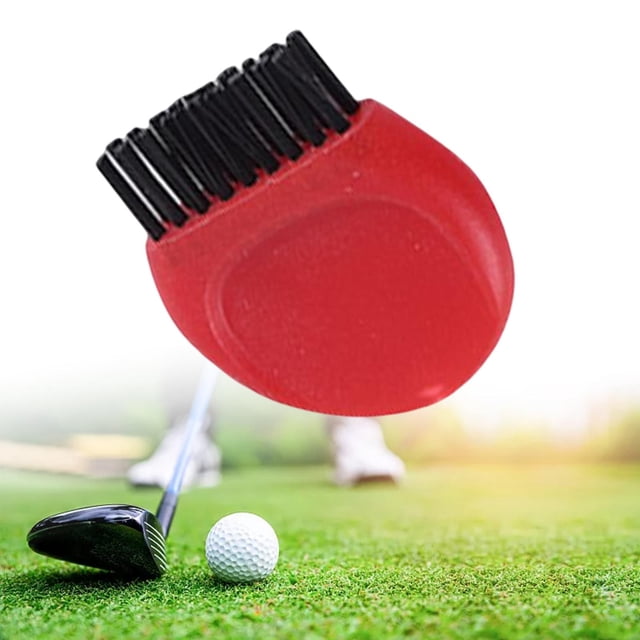 Golf Club Brush Golf Club Cleaner Cleaning Brushes Exercise for Golf Accessories Red