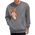 thumbnail image 4 of Womens Pet Dog Pouch Hoodies Dog Carrier Sweatshirt Creative Long Sleeve Oversized Pocket Dog Hoodie for Women Winter Clothes, 4 of 9