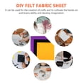 thumbnail image 3 of KAKOWELY 18Pcs  Felt Fabric Patchwork for Crafting Fun, 3 of 4