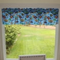 thumbnail image 4 of Cotton Window Valance Animal Print 58 Inch Wide Fish Aquarium, 4 of 11