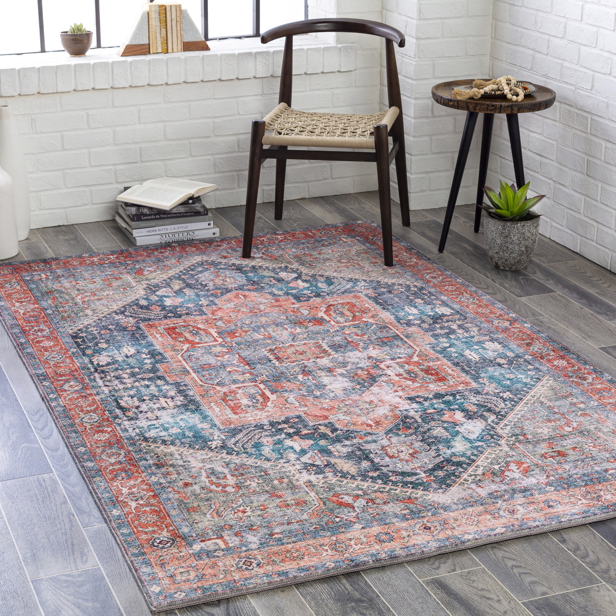 Art of Knot Saadah Terracotta 8 ft. 10 in. x 12 ft. Indoor Area Rug