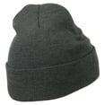 thumbnail image 4 of Coach Embroidered Long Beanie - Grey OSFM, 4 of 5