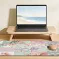 thumbnail image 5 of Large Extended Mouse Pad 35.4 x 15.7 Inch, Vintage Floral Patchwork Gaming Desk Mat with Non-Slip Rubber Base, Stitched Edges, 5 of 7