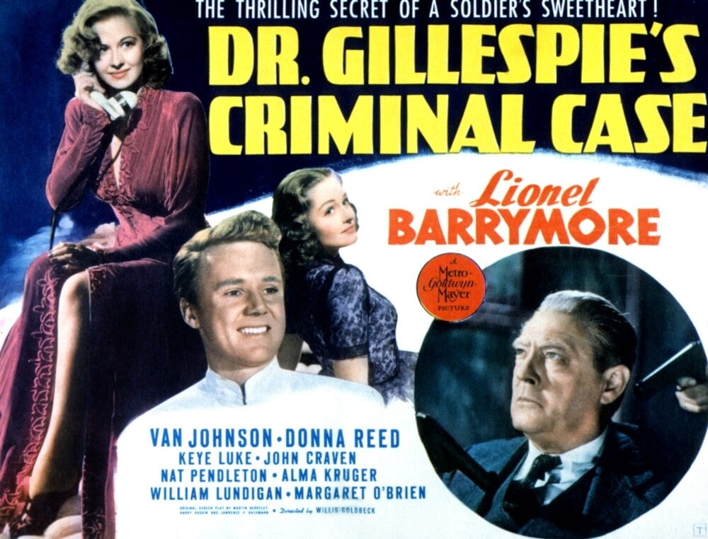 Dr. Gillespie'S Criminal Case Marilyn Maxwell Van Johnson Donna Reed
