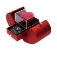 Gaqring Fruit Shape Preserved Red Real Rose Box Gifts With Necklace And gaqring-fruit-shape-preserved-red-real-rose-box-gifts-with-necklace-and