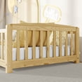 thumbnail image 6 of PureDashion Twin Size Floor Bed,Montessori Pine Wood Floor bed with Full Guardrails,No Box Spring Required,Natural, 6 of 8