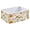 Bees Honey Patterns, variant on Fabric Storage Bins Foldable Cube For Home Organization Baskets Yellow Daisies Green Stems
