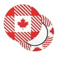 thumbnail image 2 of Fotbe Maple Leaves1 Stool Covers Round,Waterproof Round Bar Stool Covers Bar Chair Covers Washable Stool Cushion Slipcover for 12-14 Inch Chair-13 inch, 2 of 7