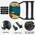 thumbnail image 3 of GHSDFBB Black Towing Mirrors Universal Trailer Clip on Mirror Side Mirror Extensions for Towing Adjustable 360 Degree Rotation Extends Camper Towing Mirrors for Car Truck(1 Pcs), 3 of 7