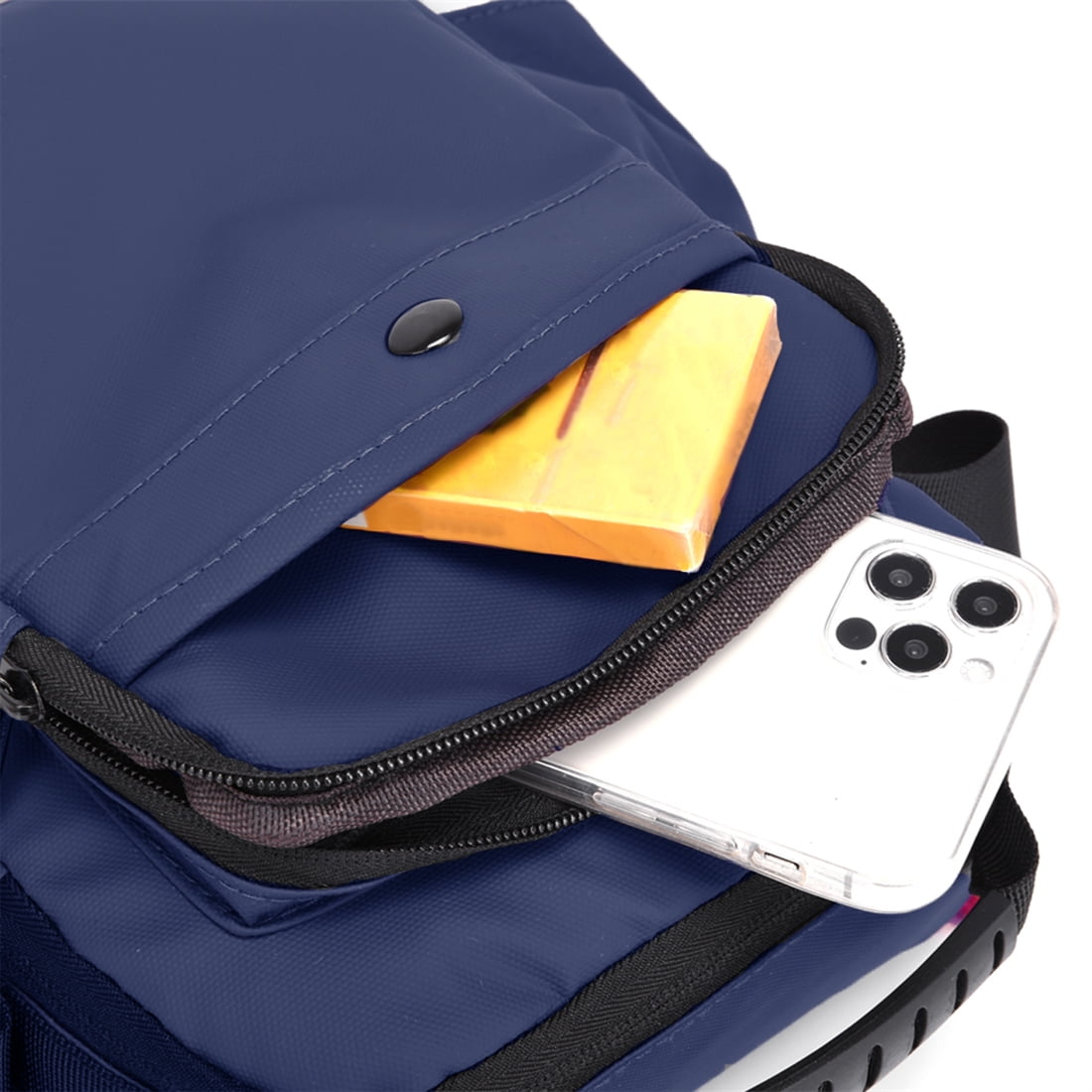 Crossbody Bags for Men Women Teens Messenger Bag Waterproof Oxford Nylon Crossbody Sling Bag Blue