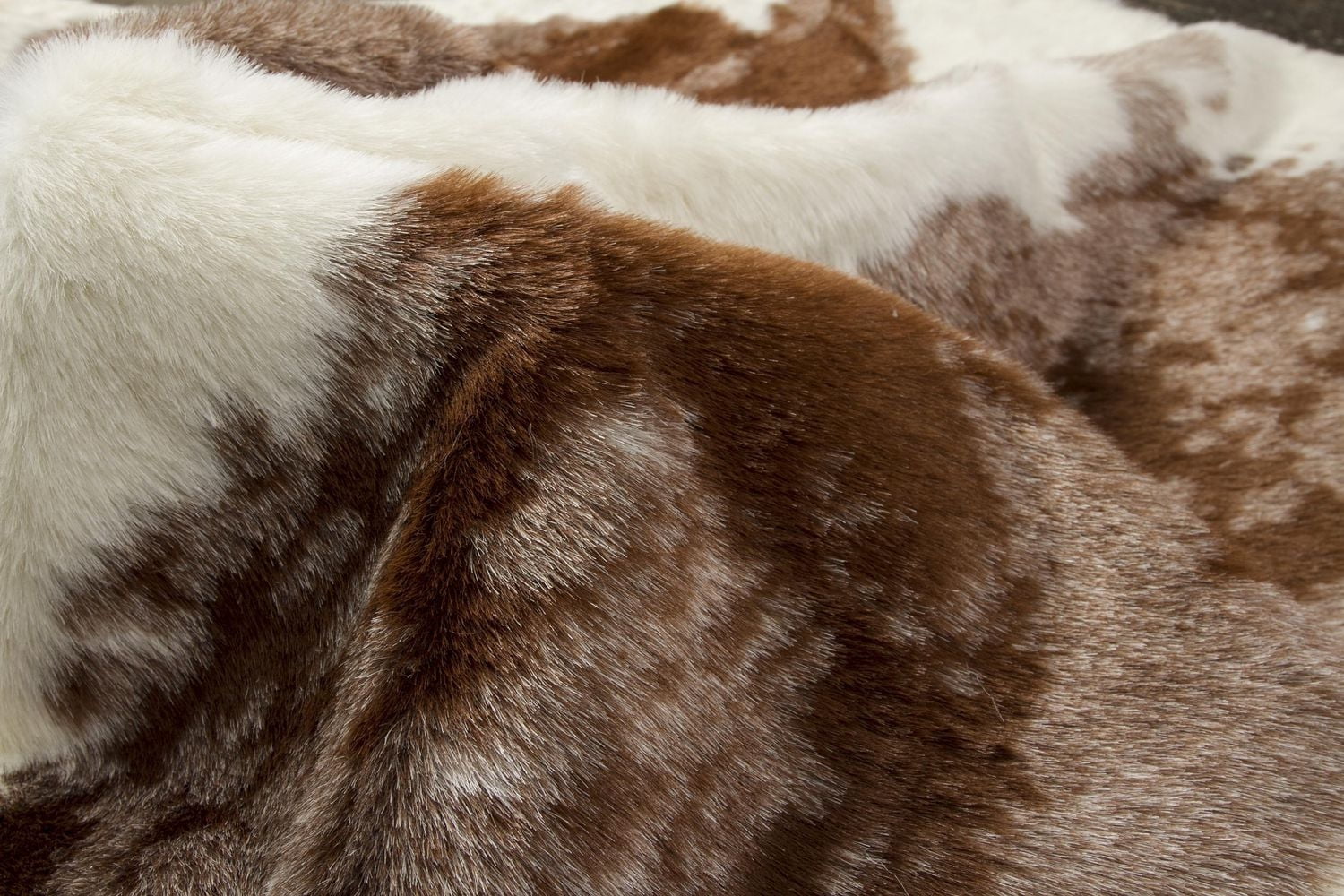 H-Luxe Faux Fur Cowhide Rug