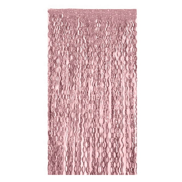 Rideau de Porte de Fête à Franges 1/5 Packs 1x2m Rideau de Pluie à Franges Fond en Guirlande Rideaux à Franges Ondulés Scintillants