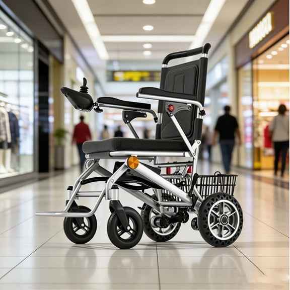 Premium All-Terrain Electric Wheelchair for Adults, Lightweight and Portable Mobility Solution