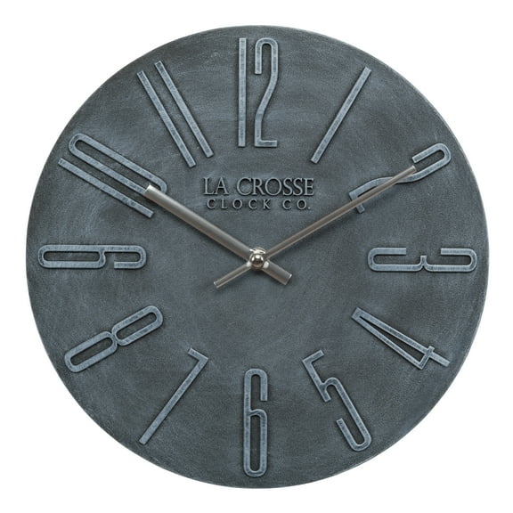 La Crosse Clock 11 inch Cormac Analog Quartz Wall Clock, 404-3028B