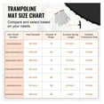 thumbnail image 5 of 14ft Trampoline Replacement Mat, Universal Jumping Pad Fits 14' Round Trampoline, 72 V-Ring PP Material Mat with Spring Tool, UV Resistant Heavy Duty Bounce Mat, 5 of 6