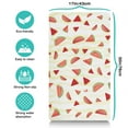 thumbnail image 4 of Dog Food Mat with Sunshine Watermelon Print, Absorbent Pet Feeding Mat, Non-Slip, Quick Dry, Easy Clean Mat for Summer Party and Beach, 4 of 6