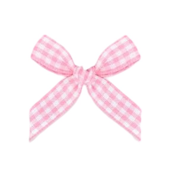 Small Craft Clips Small Checkered Craft Bow Hair Clip, Satin Material Soft and Durable ...