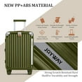thumbnail image 4 of Joyway Valise Cabine Extensible Rigide 20 Pouces Bagage Cabine Port USB Porte-Gobelet Cadenas TSA Valise, 4 of 7