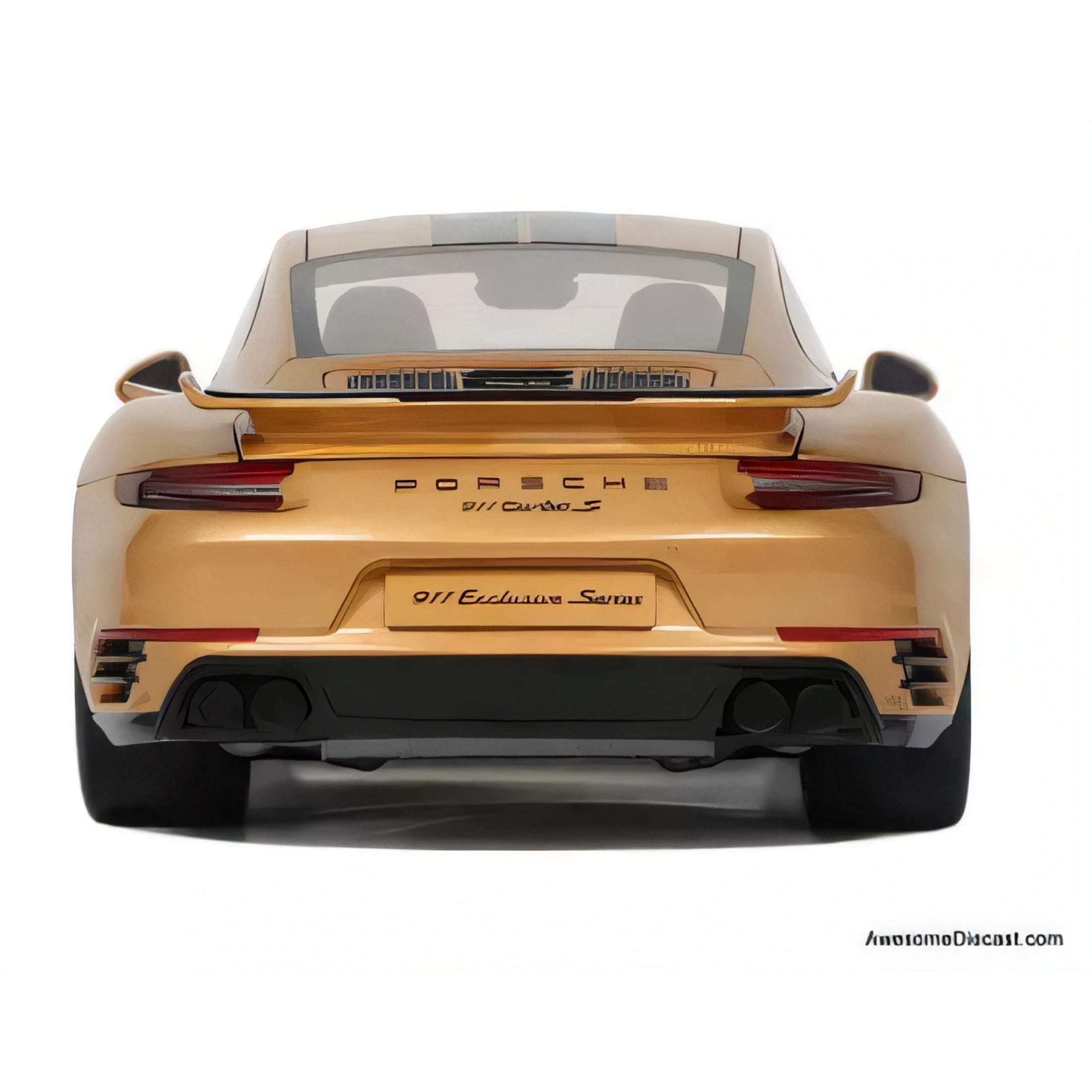 GT Spirit Porsche 911 991.2 Turbo S Coupe Gold 1:18 Resin