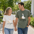 thumbnail image 2 of Goose Couple Comfort Colors Shirt, Personalized Mama Goose Dada Goose Matching Tee, Cute New Parents Gift, Baby Announcement Outfit, 2 of 7