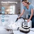 thumbnail image 3 of Yuyongr Steam Cleaner, 2500W Handheld Steam Cleaner for Home,Steamer for Cleaning with 10 Pcs/42Oz Water Tank, Steamer for Home,Tile,Floor,Car, 3 of 12