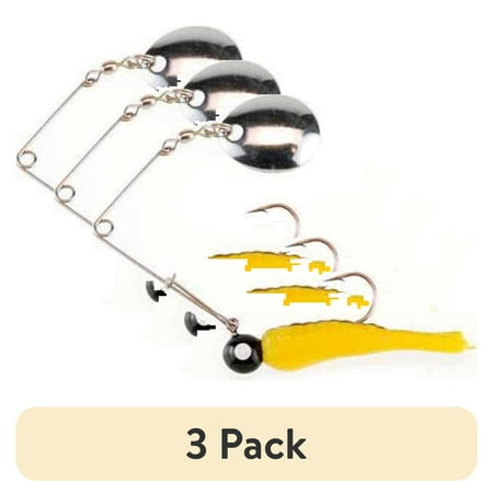 (3 pack) Johnson™ Beetle Spin® Nickel Blade Fishing Hard Bait