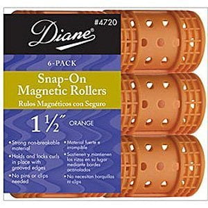 Diane Snap On Magnetic Roller, Orange, 1.5' Body Care/Beauty Care/Bodycare / BeautyCare