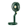 thumbnail image 1 of Ventilador de lámpara de escritorio personal plegable Gloria Recarga USB Verde, 1 of 9