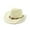 Light Yellow, variant on Shadoumai Cowgirl Hat for Women Men Western Cowboy Hat Woven Hollow Out Wide Brim Sun Hat with Chin Strap
