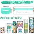 thumbnail image 5 of Tumblers Silicone Bands Kit - Skinny, Straight Cups with Heat-Resistant Gloves, Tape, Sleeve, 5 of 8