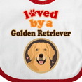 thumbnail image 4 of Inktastic Golden Retriever Dog Lover Boys or Girls Baby Bib, 4 of 4