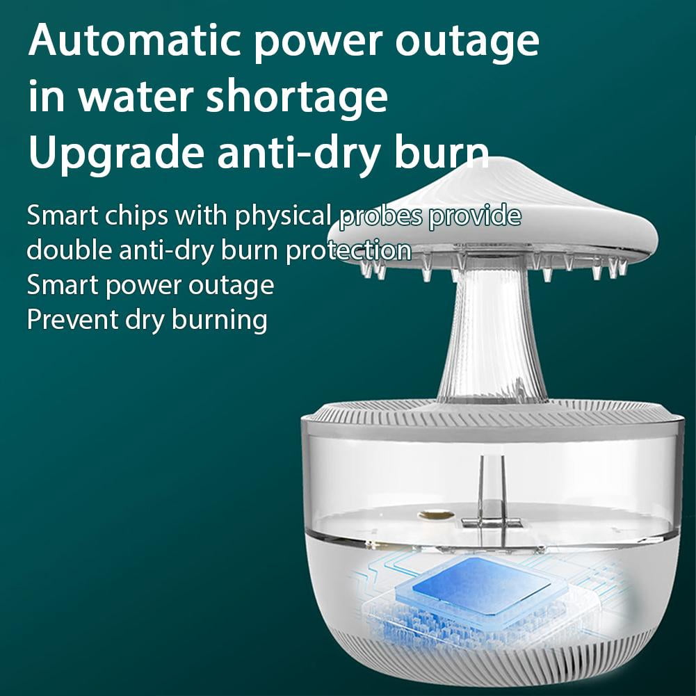 Rain Cloud Humidifier Ultrasonic Mist Maker Fog Generator Aroma Lamp for Oils Diffuser for Home Power