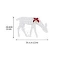 BCZHQQ Christmas Outdoor Decoration Set,Luminous 3Piece Reindeer
