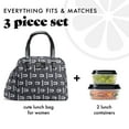 thumbnail image 2 of Fit & Fresh Lunch Bag For Women, Laketown Bag, Black, 2 of 6