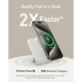 thumbnail image 6 of Anker MagGo Power Bank, Qi2 Certified 15W Ultra-Fast MagSafe-Compatible Portable Charger, 10,000mAh Battery Pack with Smart Display and Foldable Stand, 6 of 7