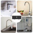 thumbnail image 4 of Latrodar Sink Faucet Mat Sink Splashing Guard Draining Pad Faucet Water Catcher Mat For Kitchen & Bathroom Black Durable 4x1.2 Inch, 4 of 5