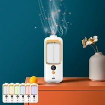 5-Speed Commercial Waterless Oil Diffuser, 50ml Capacity, Quiet Operation for Home, Store, Hotel, Large Room, Office - White ABS, 14x6x2cm, USB Powered, Aromatherapy Scent Machine