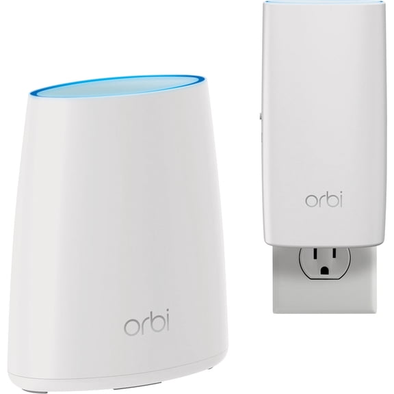 Open Box NETGEAR - Orbi RBK30 AC2200 Ti-Band Mesh WiFi System with Router and Wall Plug Satellite Extender