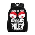 thumbnail image 1 of Mochila ligera para portátil Show Me Your Bobbers, ideal para estudiantes de secundaria, preparatoria y universidad., 1 of 5