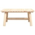 thumbnail image 3 of vidaXL Coffee Table 35.4"x19.7"x16.1" Solid Wood Spruce, 3 of 5
