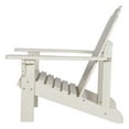 thumbnail image 4 of Shine Company Marina II Solid Wood Adirondack Chair, Eggshell White, 4 of 5
